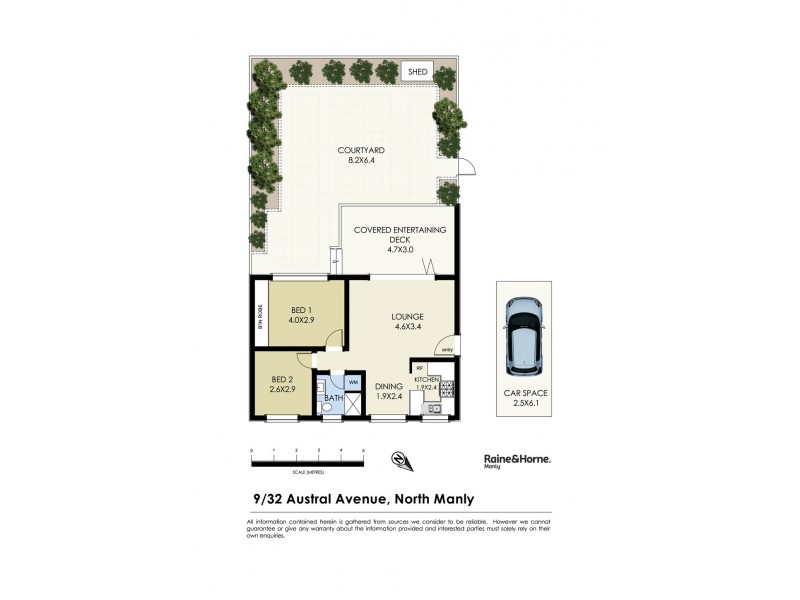 9/32 Austral Avenue, North Manly NSW 2100 Floorplan