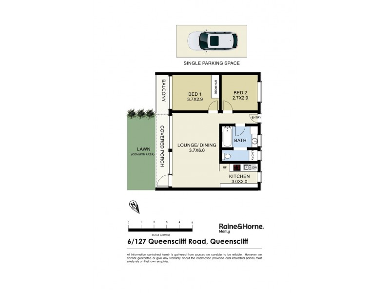 6/127 Queenscliff Road, Queenscliff NSW 2096 Floorplan