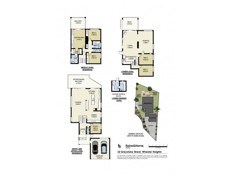 32 Greystoke Street, Wheeler Heights NSW 2097 Floorplan