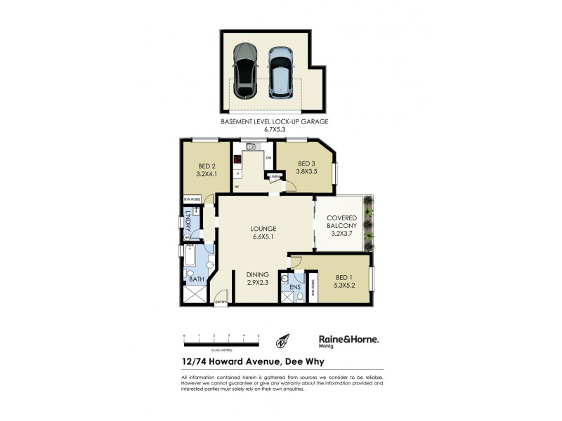 12/74 Howard Avenue, Dee Why NSW 2099 Floorplan