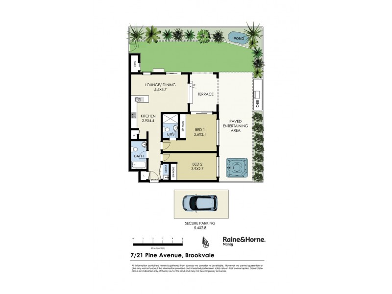 7/21 Pine Avenue, Brookvale NSW 2100 Floorplan
