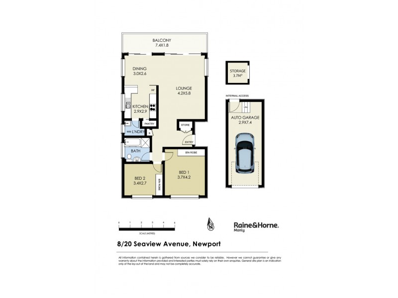 8/20 Seaview Avenue, Newport NSW 2106 Floorplan