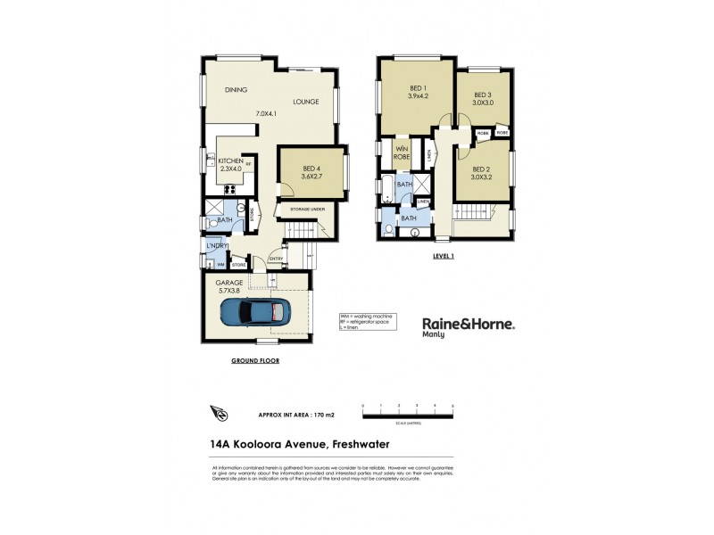 14(AandB) Kooloora Avenue, Freshwater NSW 2096