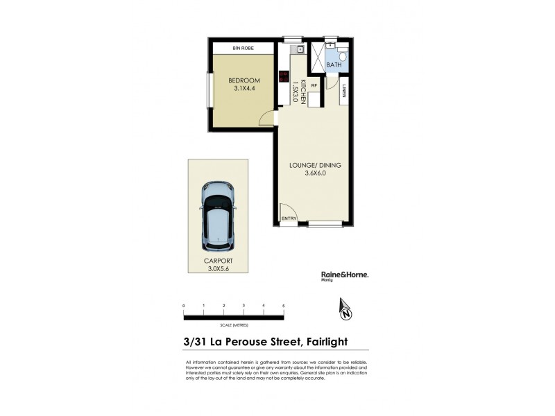 3/31 La Perouse Street, Fairlight NSW 2094 Floorplan