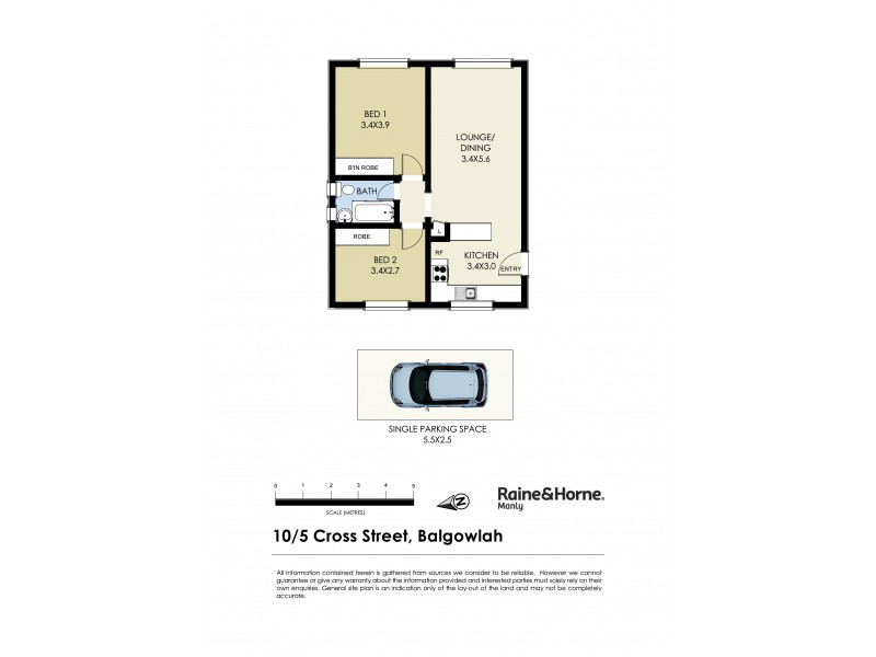 10/5 Cross Street, Balgowlah NSW 2093 Floorplan