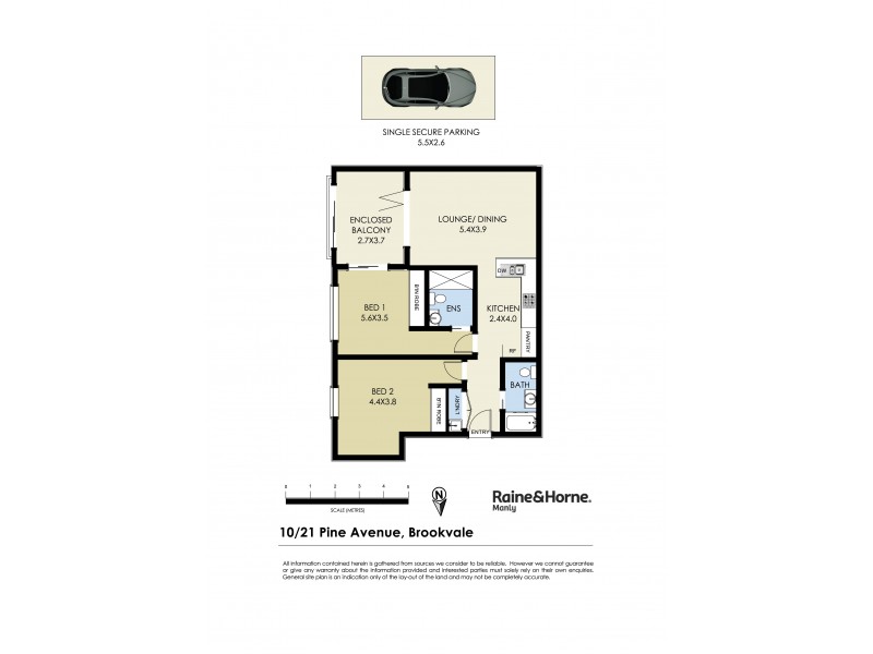 10/21 Pine Avenue, Brookvale NSW 2100 Floorplan