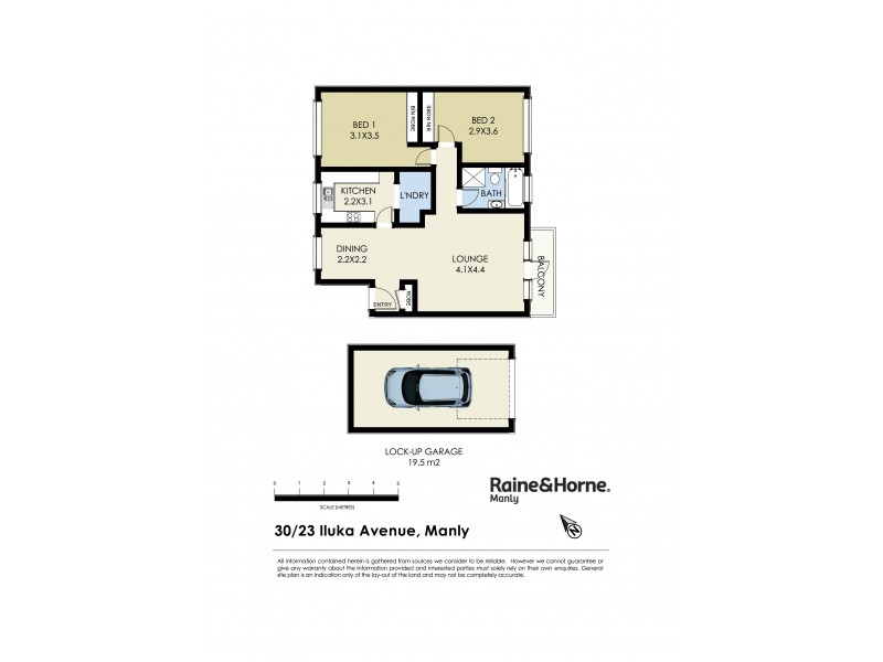 30/23 Iluka Avenue, Manly NSW 2095 Floorplan