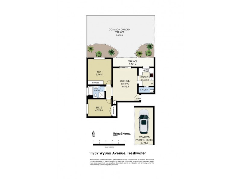 11/39 Wyuna Avenue, Freshwater NSW 2096 Floorplan