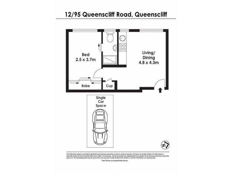 12/95 Queenscliff Road, Queenscliff NSW 2096 Floorplan