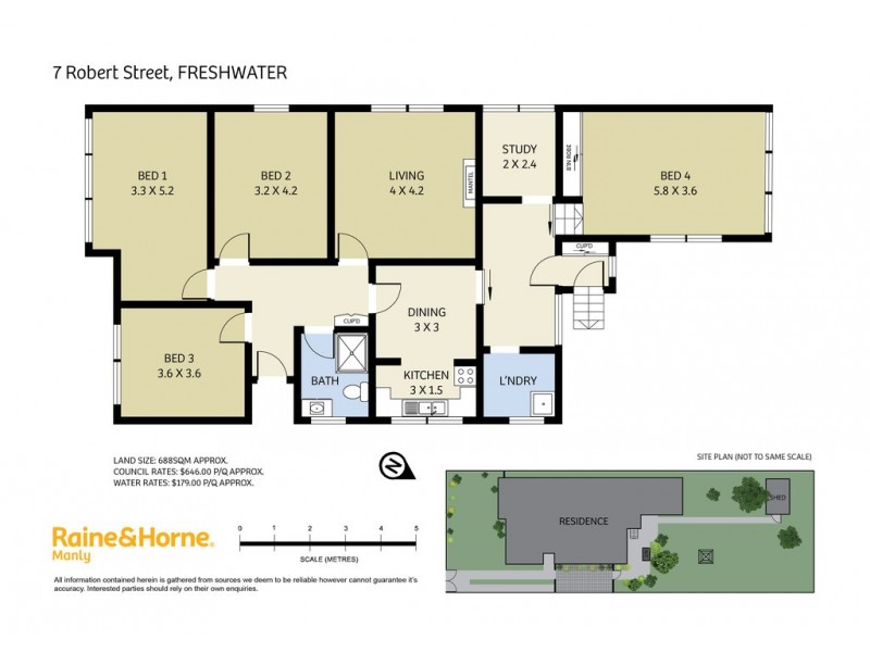 7 Robert Street, Freshwater NSW 2096 Floorplan
