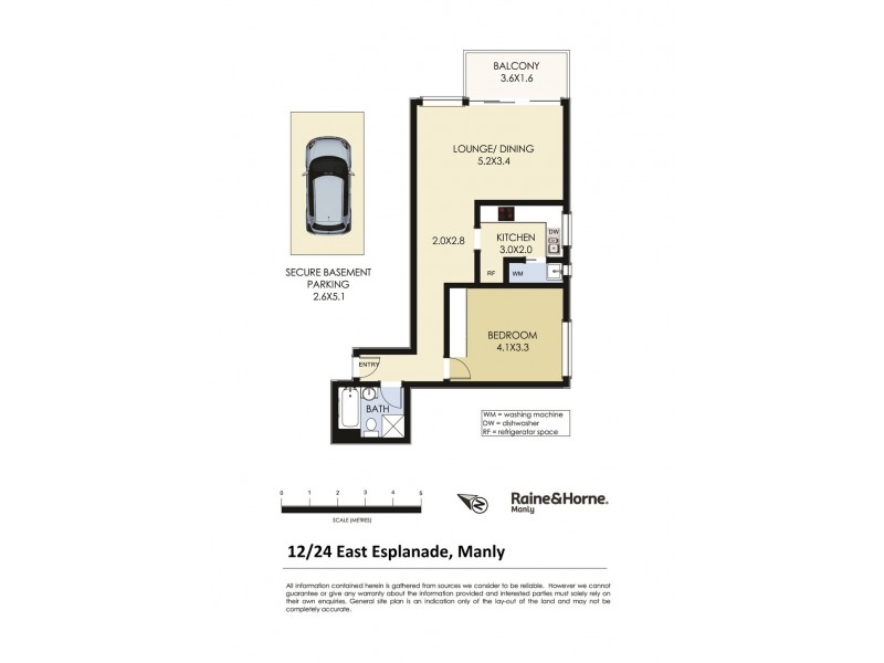 12/24 East Esplanade, Manly NSW 2095 Floorplan