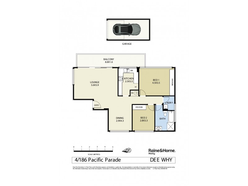 4/186 Pacific Parade, Dee Why NSW 2099 Floorplan