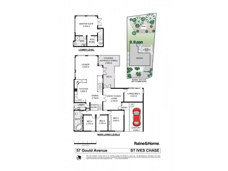 57 Gould Ave, St Ives NSW 2075 Floorplan