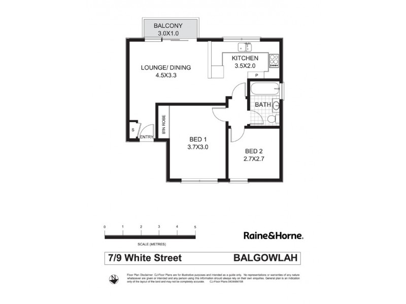 7/9 White Street, Balgowlah NSW 2093 Floorplan