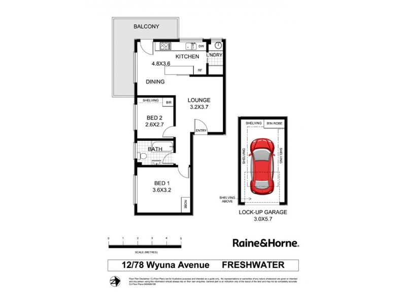 12/78 Wyuna Avenue, Freshwater NSW 2096 Floorplan
