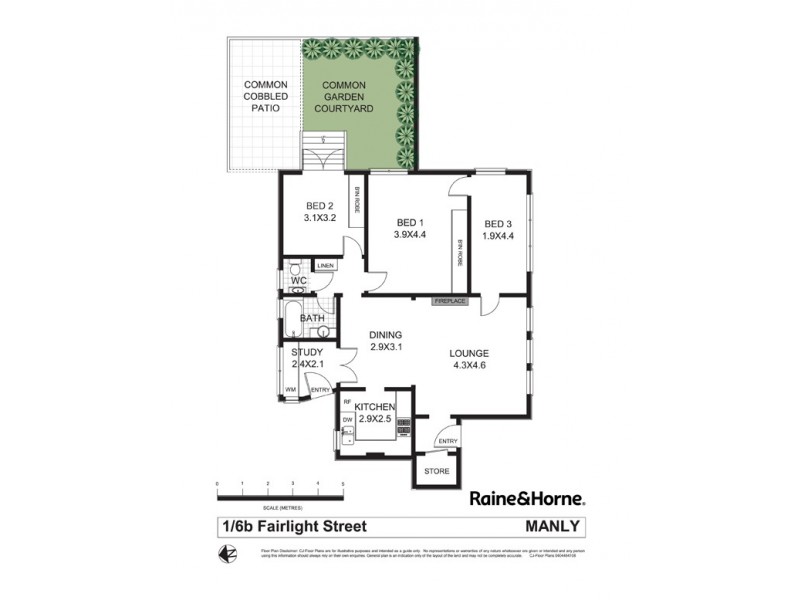 1/6B Fairlight Street, Manly NSW 2095 Floorplan
