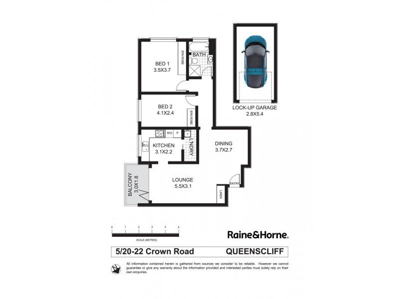 5/20-22 Crown Road, Queenscliff NSW 2096 Floorplan