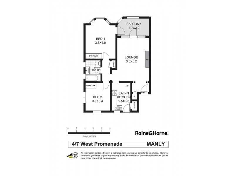 4/7 West Promenade, Manly NSW 2095 Floorplan