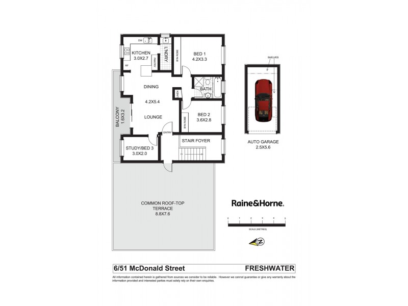 6/51 McDonald Street, Freshwater NSW 2096 Floorplan