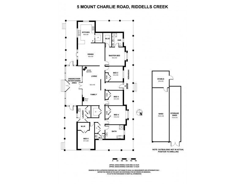 5 Mt. Charlie Road, Riddells Creek VIC 3431 Floorplan