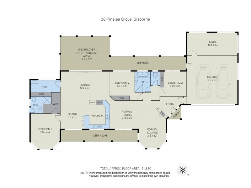 20 Pinelea Grove, Gisborne VIC 3437 Floorplan