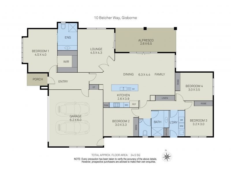 10 Belcher Way, Gisborne VIC 3437 Floorplan