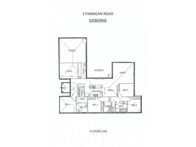 3 Finnigan Road, Gisborne VIC 3437 Floorplan