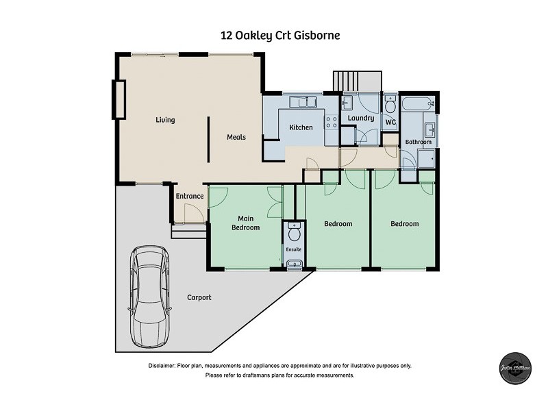 12 Oakley Court, Gisborne VIC 3437 Floorplan