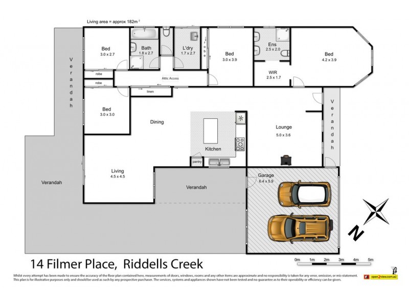 14 Filmer PLace, Riddells Creek VIC 3431 Floorplan