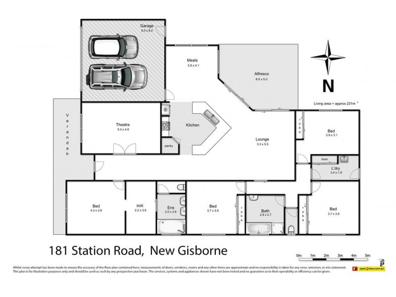 181 Station Road, New Gisborne VIC 3438 Floorplan