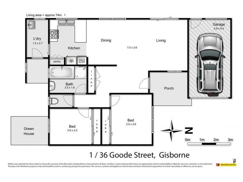 Unit 1,36 Goode Street, Gisborne VIC 3437 Floorplan