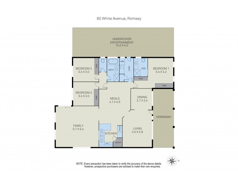 60 White Avenue, Romsey VIC 3434 Floorplan