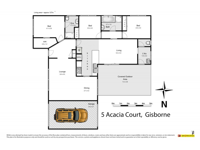 5 Acacia Court, Gisborne VIC 3437 Floorplan