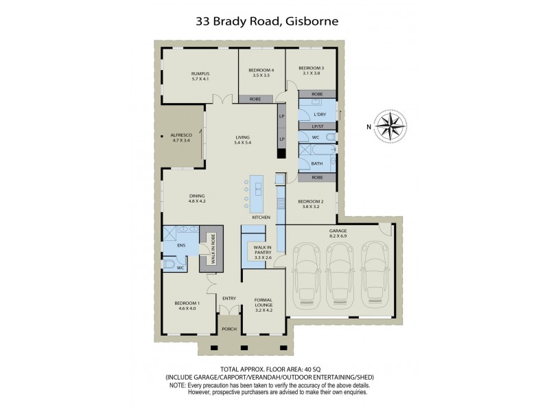 33 Brady Road, Gisborne VIC 3437 Floorplan