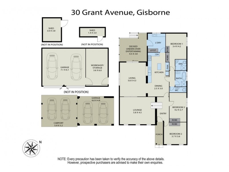 30 Grant Avenue, Gisborne VIC 3437 Floorplan