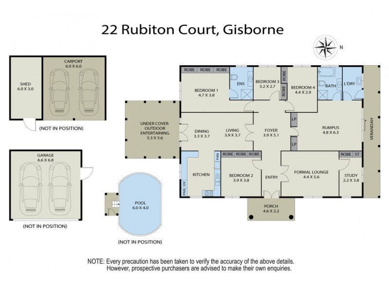 22 Rubiton Court, Gisborne VIC 3437 Floorplan