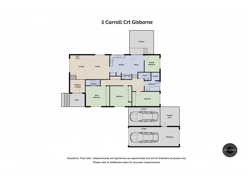 5 Carroll Court, Gisborne VIC 3437 Floorplan