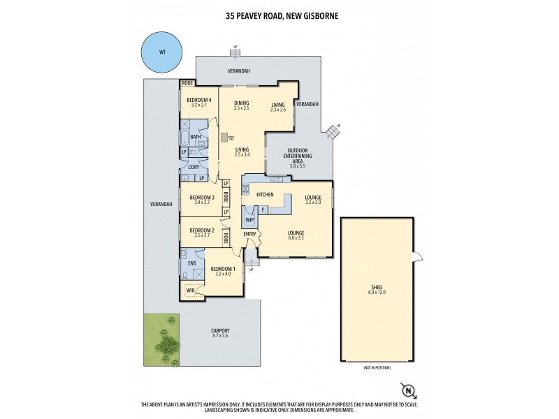 35 Peavey Road, New Gisborne VIC 3438 Floorplan