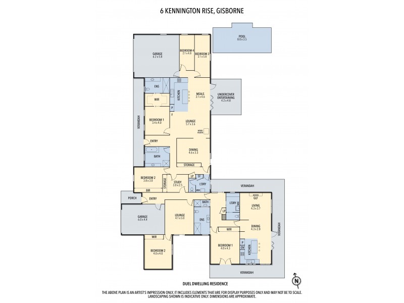 6 Kennington Rise, Gisborne VIC 3437 Floorplan