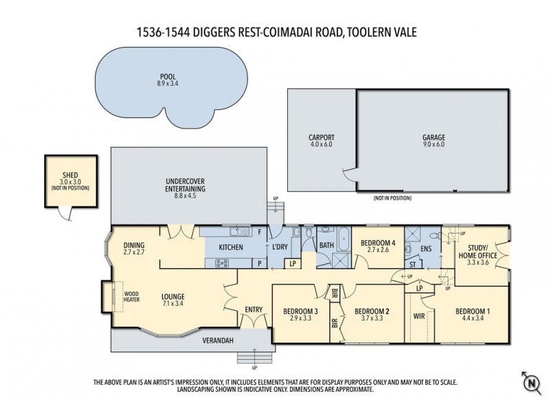 1536 -1544 Diggers Rest – Coimadai Rd, Toolern Vale VIC 3337