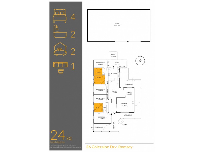 26 Coleraine Drive, Romsey VIC 3434 Floorplan