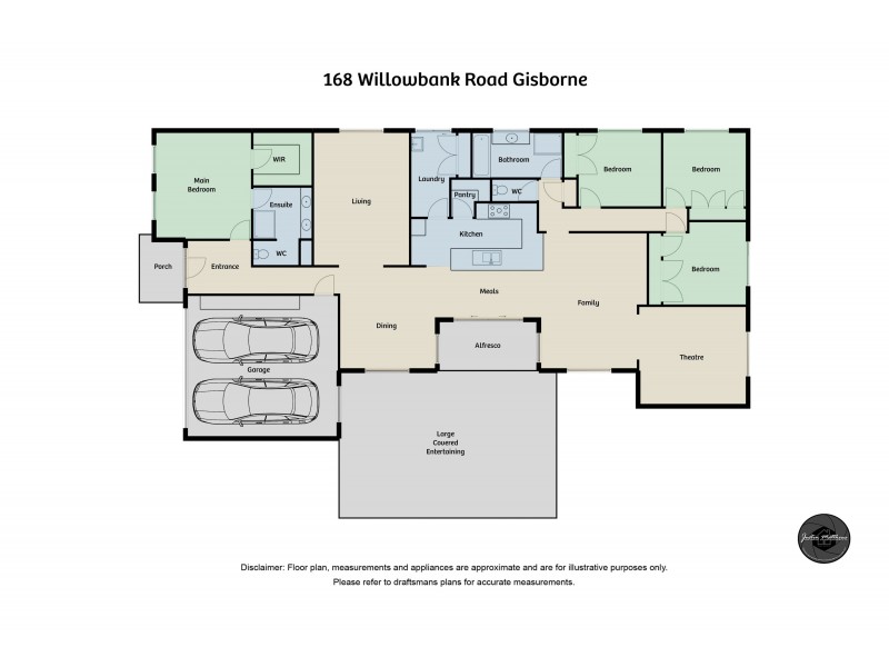 168 Willowbank Road, Gisborne VIC 3437 Floorplan