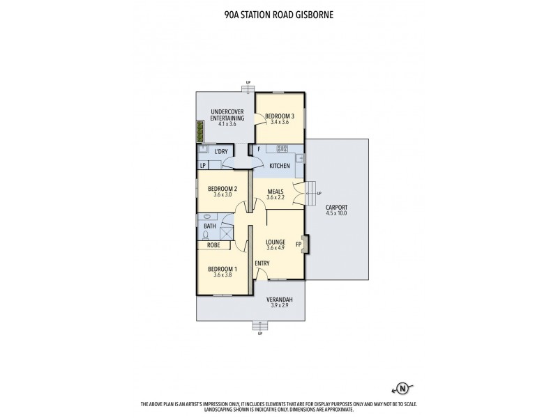 90A Station Road, Gisborne VIC 3437 Floorplan