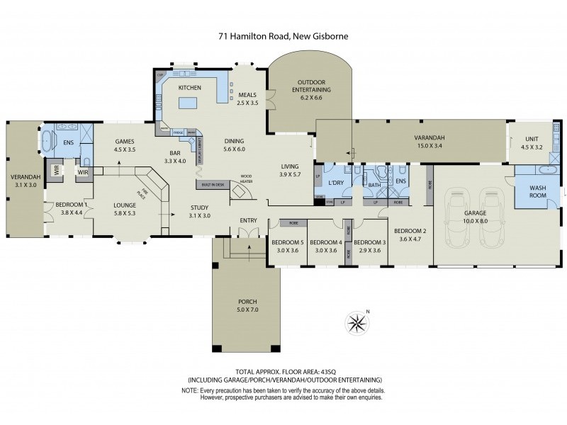 71 Hamilton Road, New Gisborne VIC 3438 Floorplan