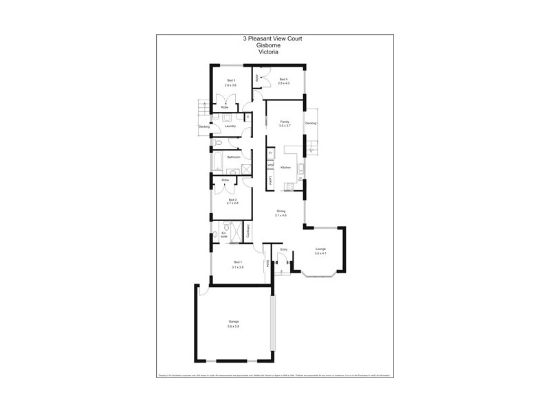 3 PLEASANT VIEW, Gisborne VIC 3437