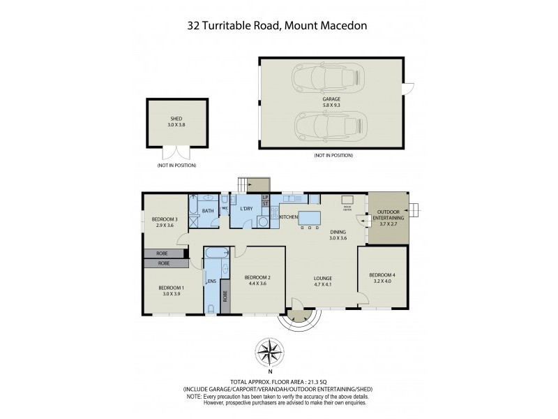 32 Turritable Road, Mount Macedon VIC 3441 Floorplan