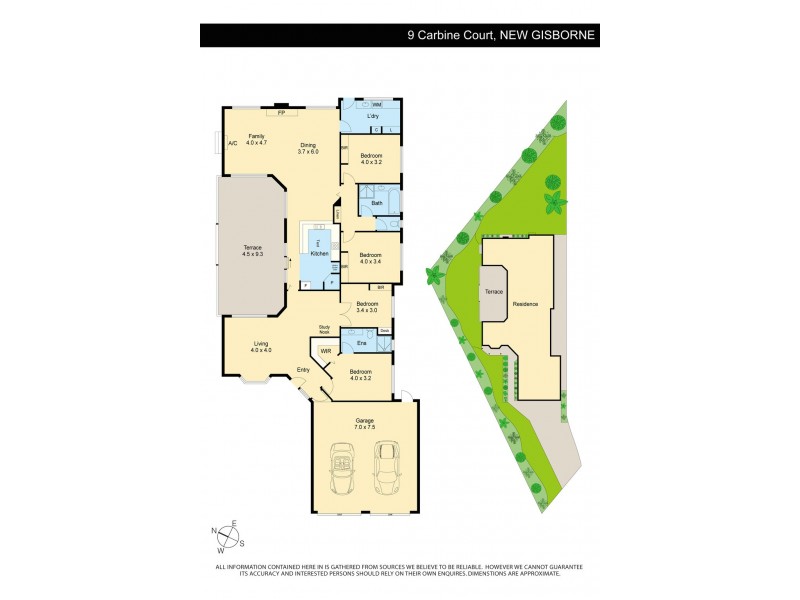 9 Carbine Court, New Gisborne VIC 3438 Floorplan