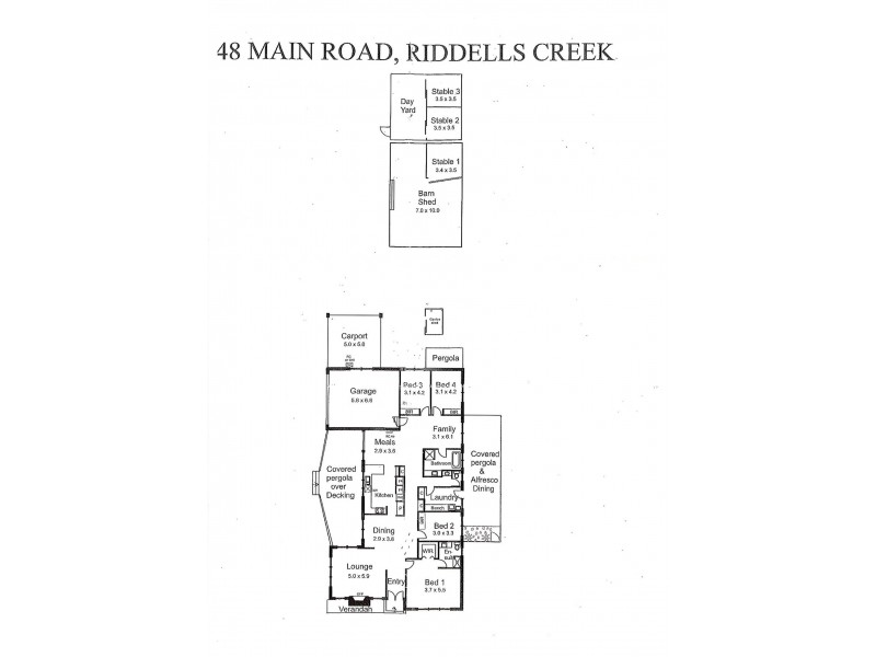 148 Main Road, Riddells Creek VIC 3431 Floorplan