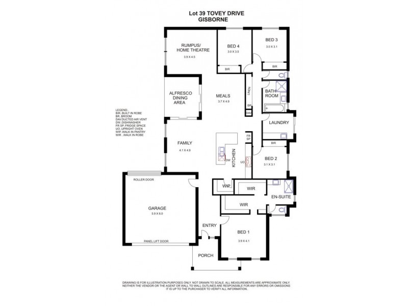 Lot 39 Tovey Drive, Gisborne VIC 3437 Floorplan