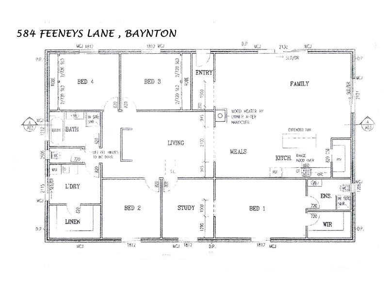 584 FEENEYS RD, Lancefield VIC 3435 Floorplan